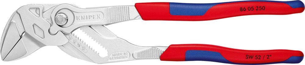 Produktbild von KNIPEX Zangenschlüssel mit 2-Komponenten-Griff 250mm 86 05 250 4003773047841