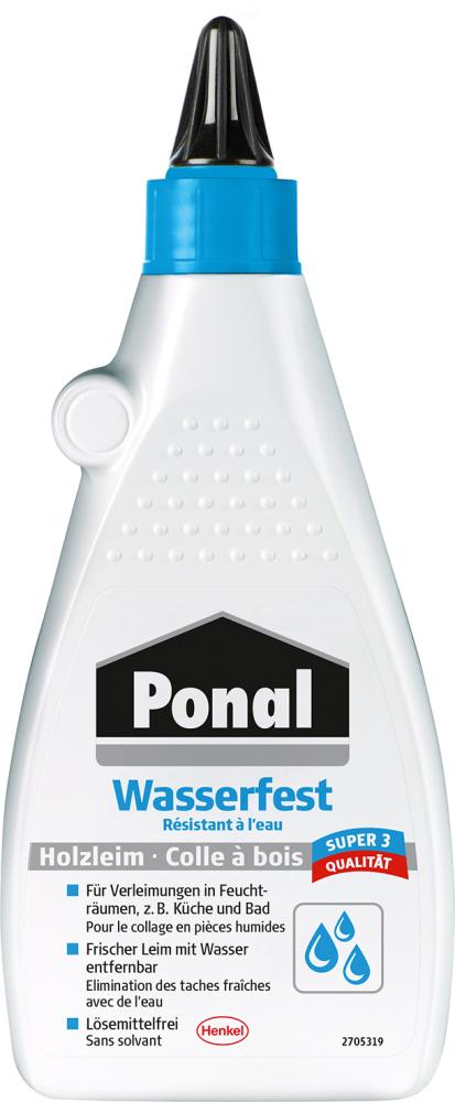 Ponal Wasserfest Super 3 Holzleim 225g Flasche (F)Weißleim Henkel