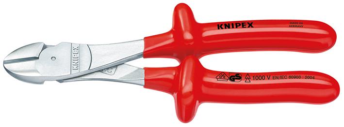 Kraft-Seitenschneider VDEtauchisoliert 250mm KNIPEX