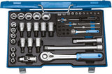 Steckschlüssel-Satz 19V20U-10 1/4" und 1/2" 50-teilig Gedore