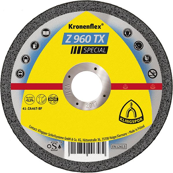 Trennscheibe Z960TX 115x1,0mm gera. Klingspor