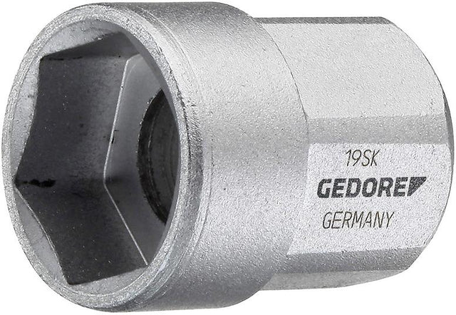 Steckschlüsseleinsatz Antrieb 1/2"-sechskant außen Abtrieb 6-kant 12x25mm Gedore