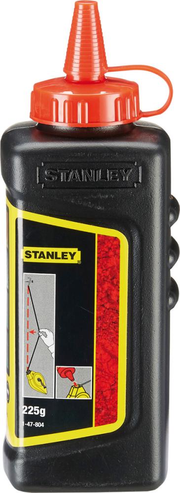 Schlagschnur-Kreide 225g rot Stanley