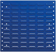 Schlitzplatte B495xH457 mm enzianblau RAL 5010