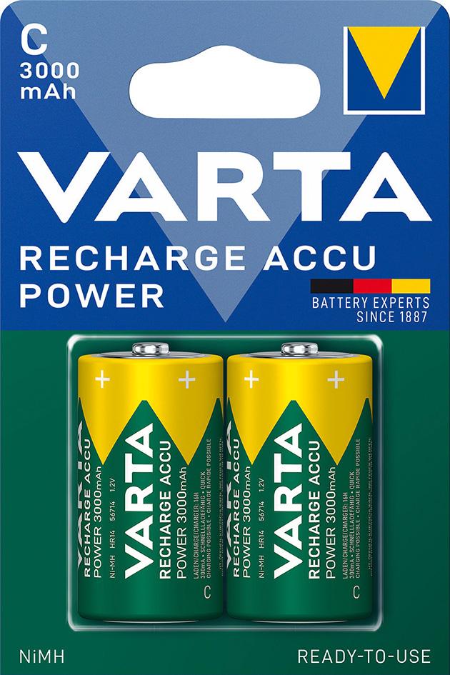 Produktbild von VARTA Batterie Rechargeable Akku C 3000mAh 56714101402 4008496550739