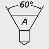 Zentrierbohrer VHM A 60G 1,00mm