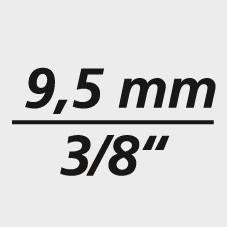 Schraubendrehereinsatz 3/8" Innen-6-kant mit Kugelkopf 5x116mm