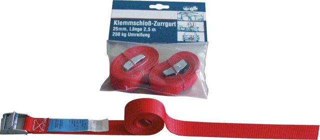 Klemmschl.-Zurrgurt 0,25t, 3m, 25mm