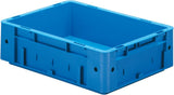 Transport-Stapelkasten B400xT300xH145 mm blau Auflast 600kg ohne Griffloch