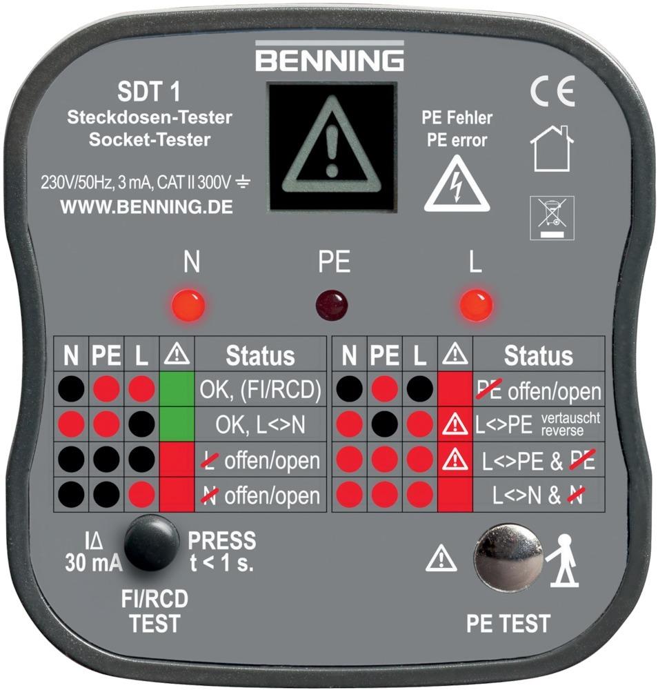 Steckdosentester SDT 1