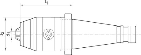 Kurzbohrfutter Din2080 R/L 1,5 16 Sk40 Foris 3 - 5460