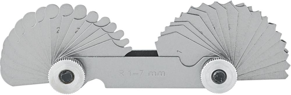 Produktbild von FORUM Radienschablone 17 Blatt 1,0-7,0mm 4252501010 4317784856928