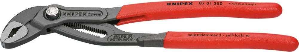 Produktbild von KNIPEX Wasserpumpenzange Cobra mit Kunststoffgriff 125mm 87 01 125 4003773069935