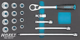 Werkzeugmodul 1/3 Steckschlüssel 163-181/17Hazet