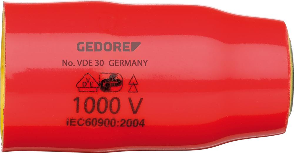 Produktbild von GEDORE Steckschlüsseleinsatz VDE 6-kant 3/8" 6mm 2946386 4010886947418