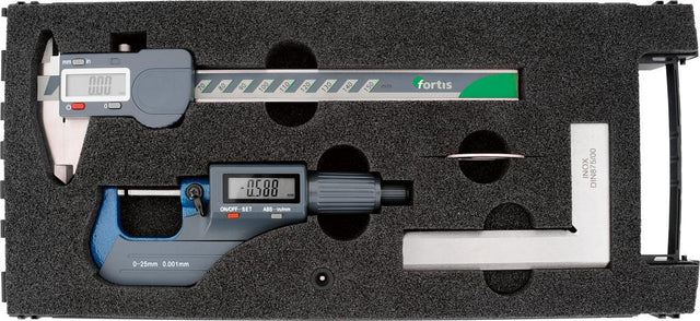 Messzeug-Satz 3-teilig digital FORTIS