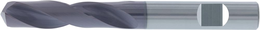 Produktbild von FORTIS Spiralbohrer VHM TiALN Typ UNI Schaft HB 3xD 11mm 4211626380 4317784713160