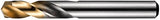 Kurzbohrer HSS DIN1897N 11,7mm 135G Typ N 2,5xD A02211.7 TiN Tip (5 Stück)