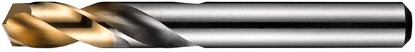 Kurzbohrer HSS DIN1897N 13,5mm 135G Typ N 2,5xD A02213.5 TiN Tip