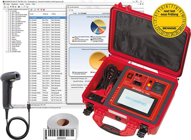 Gerätetester ST 755+SET BENNING