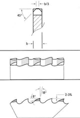 Metallkreissägeblatt HSS 275x2,5x40x180Z