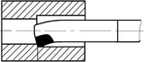 Drehmeissel Hm Din4973 Rechts 25X25X300Mm P25/30Wilke 3 - 1704