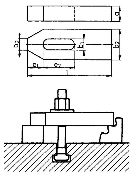 Spanneisen Din6314 14X100Mm Amf 3 - 8816