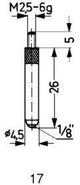 Messeinsatz HM Typ 17/26,0mm KÄFER