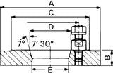 Stahlflansch Din55027/22 160Mm Kk 4 Röhm 2 - 3822