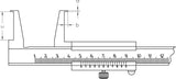 Nutenmessschieber 10-160mm