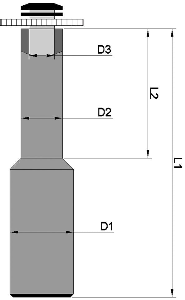 Sägeblattaufnahme DIN1835 Form B 25x8mm