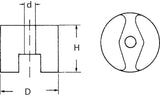 Knopfmagnet 19,1X12,7Mm Fortis 1 - 9024