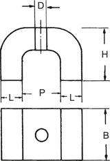 Hufeisenmagnet 57,2X34,9X44,5Mm Fortis 1 - 8997