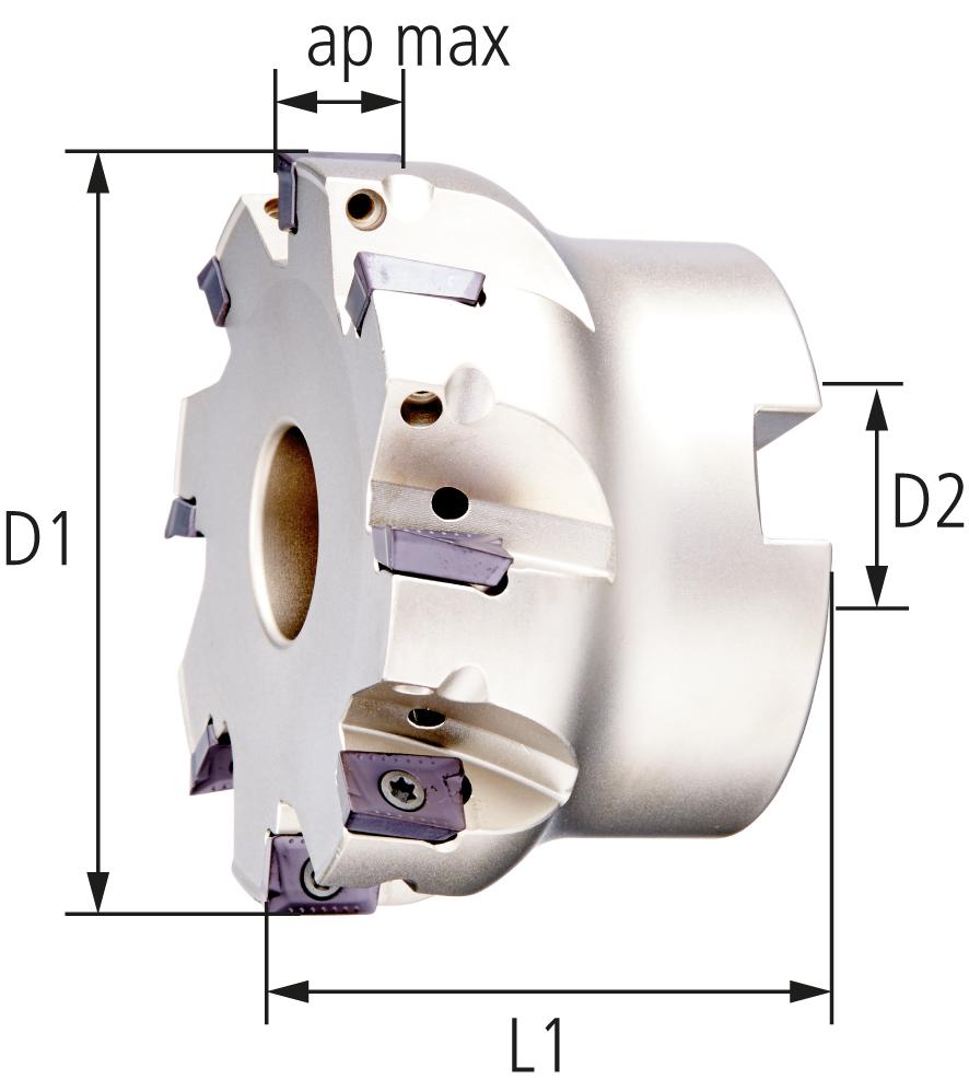 Eckfräser 90G D100Mm, Z12, Ik Für Ap.1003 2 - 9146