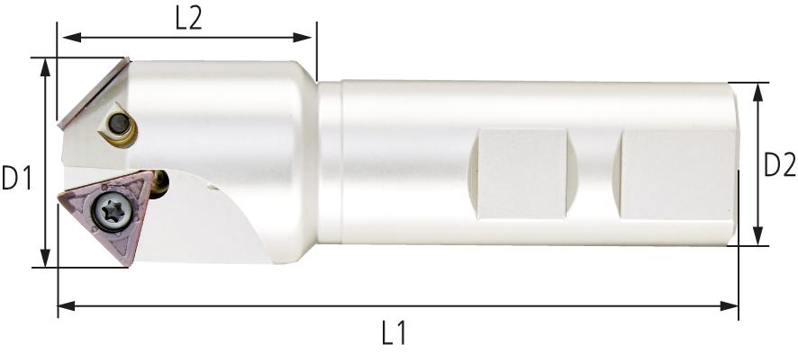 Fasfräser 45G D16Mm, Z1 Für Tcmt 1102. - 9471