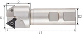 Fasfräser 60G D27Mm, Z1 Für Tcmt 1102. - 9483