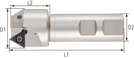 Fasfräser 60G D16Mm, Z1 Für Tcmt 1102. - 9480