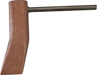 Produktbild von GCE Kupferstück Hammerform mit Eisenstift gekröpft für Propan-Handgriff 500G 828 4031182235771