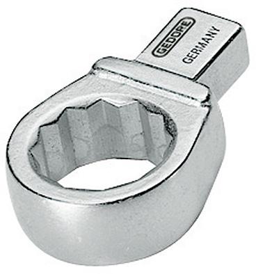 Einsteck-Ringschlüssel 17mm 9x12mm 4kt. Gedore