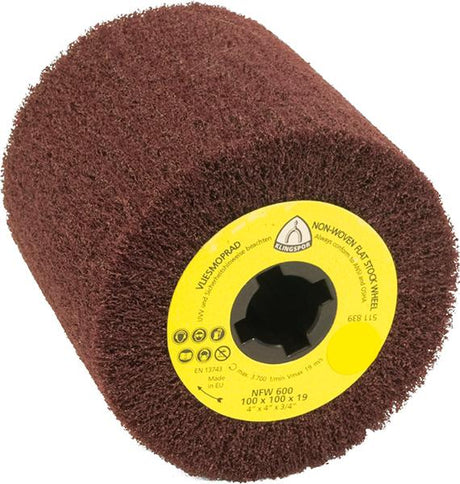 Produktbild von Klingspor Vliesrad NFW600 medium 100x100x19mm 258896 4014855089819