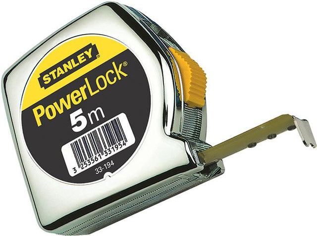 Taschenbandmaß Powerlock Kunststoff 5mx19mm STANLEY