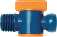 2-piece stopcock for coolant hose 1/2" NPT male thread LOC-LINE