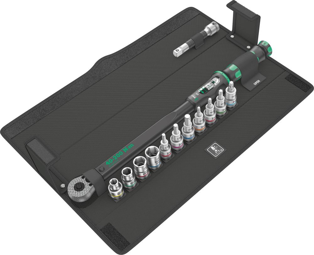 Drehmomentschlüssel-Satz Click-Torque 13-teilig 40-200Nm 1/2"