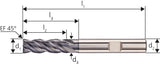 VHM HPC INOX Fräser D6527M 16,00VA Z4HB Carapace+