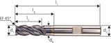 VHM HPC STEEL Fräser D6527L 10,00 Z4 Carapace