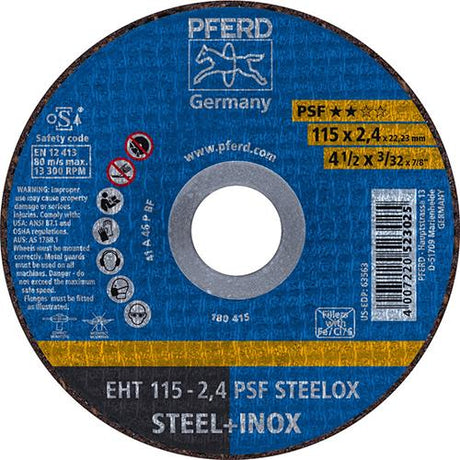 Trennscheibe gerade A46PPSF-INOX 115x2,4mm PFERD