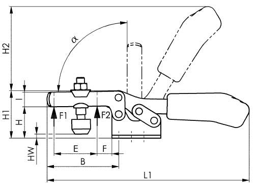 Waagerechtspanner 6830 Gr.3 Amf 1 - 8319