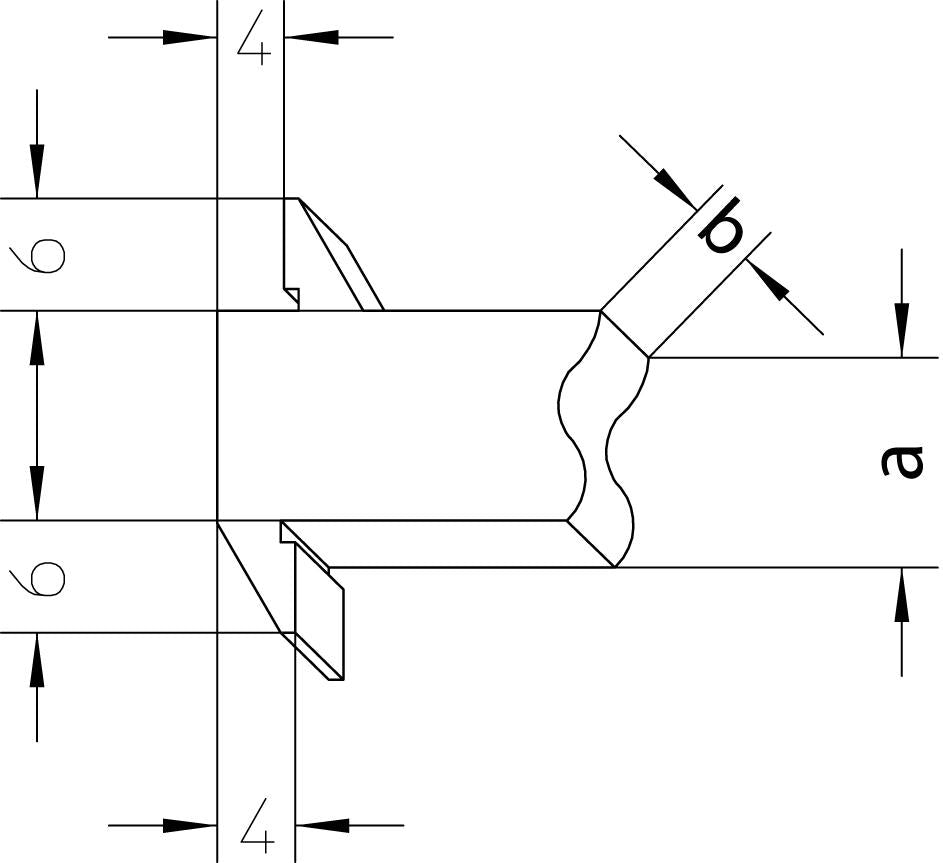 Breiten- und Abstands-Tiefenmessschieber 200mm