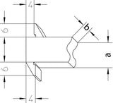 Breiten- und Abstands-Tiefenmessschieber 200mm