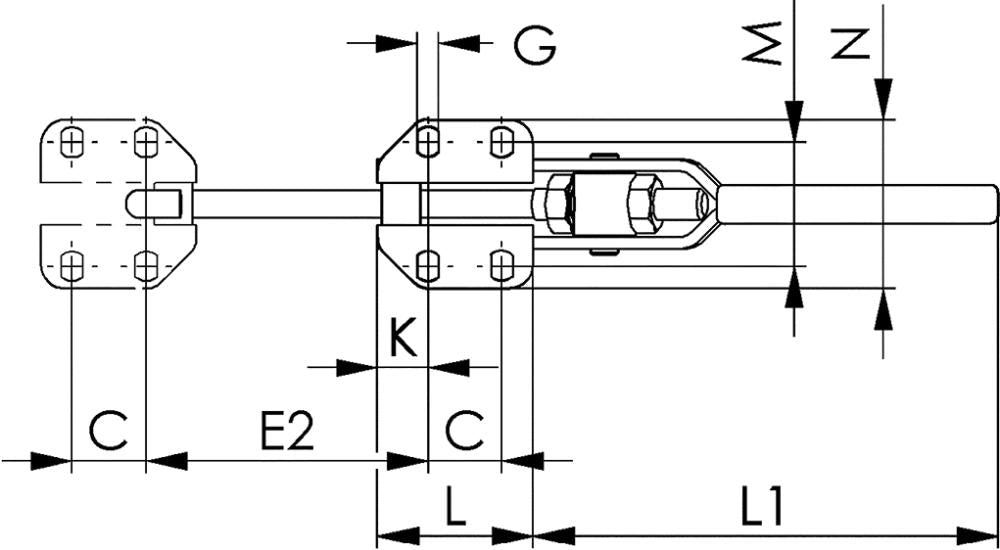 Verschlussspanner 6847 Gr.1 Amf 3 - 8415